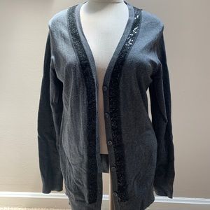 Med Grey Van Huesen Cardigan